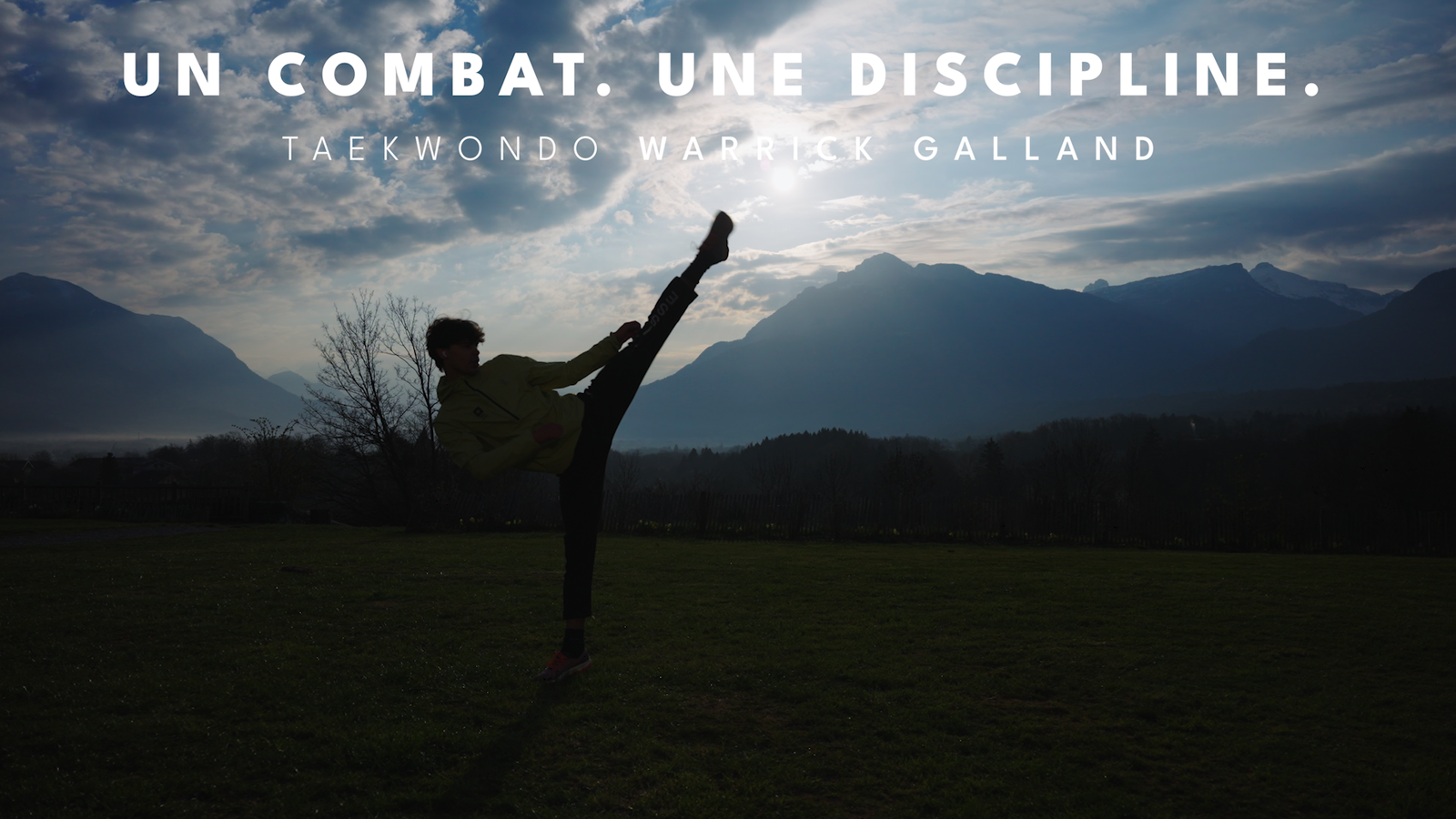 Portrait Warrick Galland - Taekwondo
